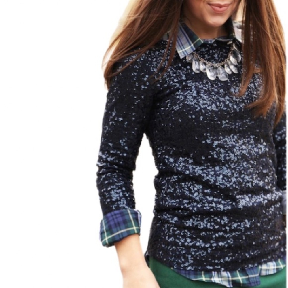 J.Crew Sequin Top